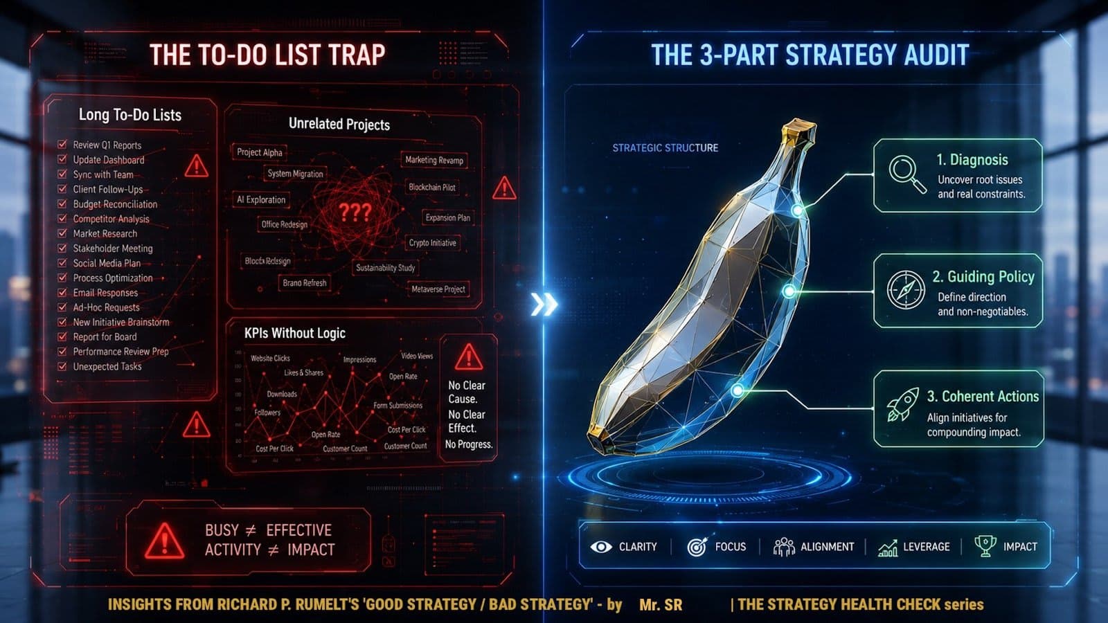 Featured image for The 3-Part Strategy Audit: Is Your Plan a Strategy or a To-Do List?